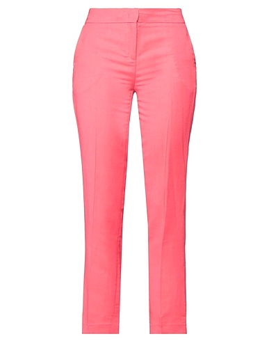 TWINSET Casual trouser Coral 71% Viscose, 29% Linen