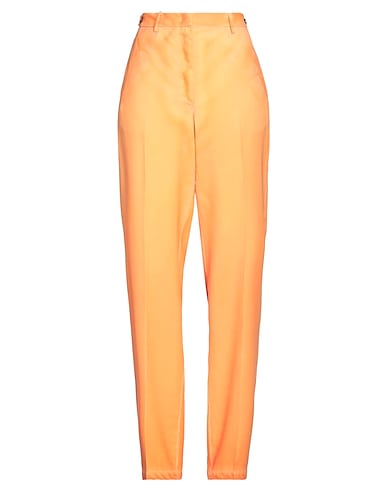 MSGM Pantalone Arancione 99% Lana Vergine, 1% Elastan