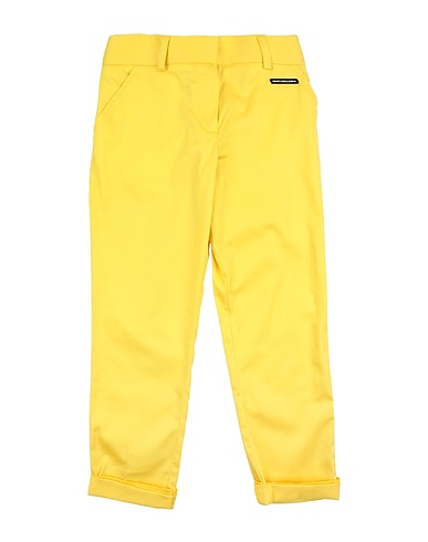 MARCO BOLOGNA Casual trouser Yellow 97% Cotton, 3% Elastane