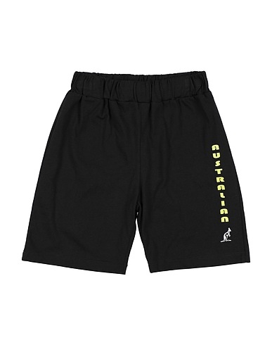 AUSTRALIAN Shorts & Bermuda Black 100% Cotton