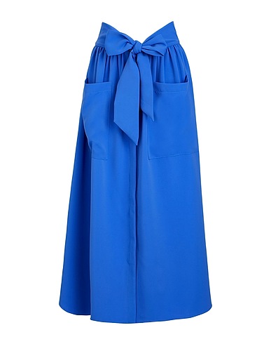 8 by YOOX Long skirt RECYCLED POLY HIGH-WAIST LONG SKIRT
 Azure 100% Recycled polyester