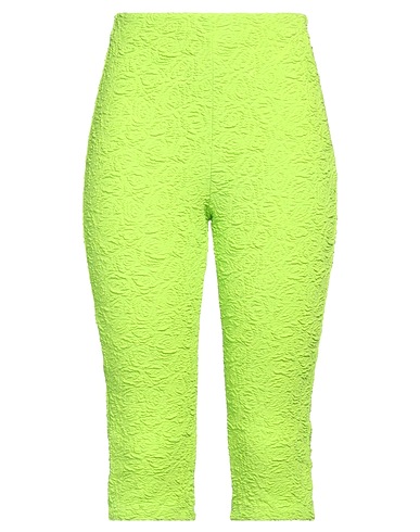 MSGM Pantalone Verde lime 75% Cotone, 25% Poliammide