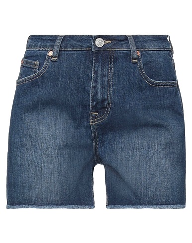 MKT STUDIO Shorts vaqueros Azul marino 92% Algodón orgánico, 7% Elastomultiéster, 1% Elastán