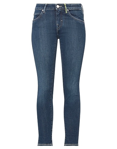 JACOB COHЁN Denim trousers Blue 99% Cotton, 1% Elastane