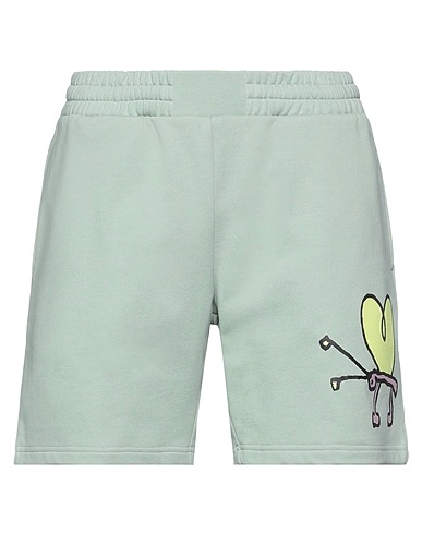 McQ Alexander McQueen Shorts & Bermuda Light green 100% Cotton
