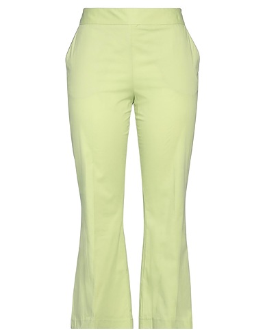 THE ABITO Milano Casual trouser Light green 98% Cotton, 2% Elastane