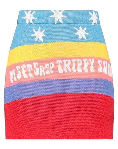 MSFTSREP Mini skirt Azure 100% Cotton