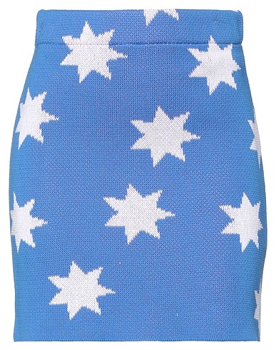 MSFTSREP Mini skirt Azure 100% Cotton