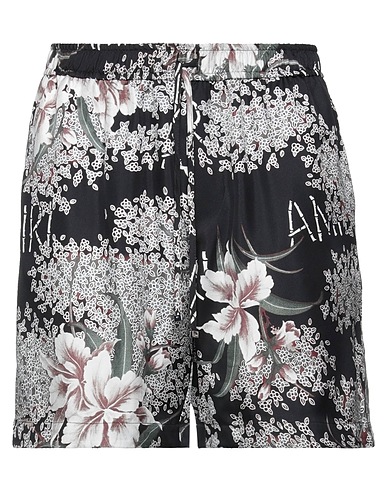 AMIRI Shorts & Bermuda Black 100% Silk
