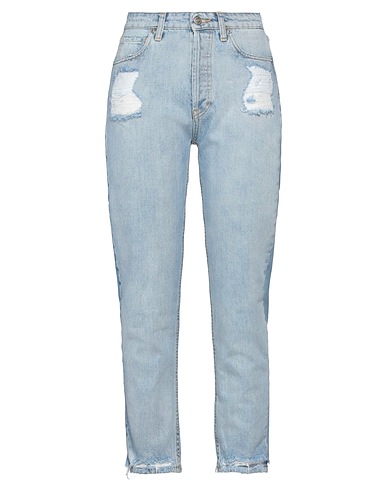 VICOLO Denim trousers DENIM COUTURE Blue 98% Cotton, 2% Elastane