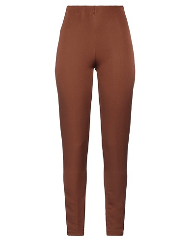 BOUTIQUE de la FEMME Casual pants Brown 96% Polyester, 4% Elastane