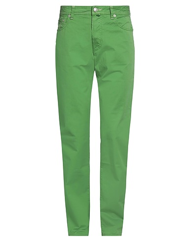 JACOB COHЁN 5-pocket Green 97% Cotton, 3% Elastane