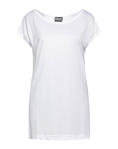 DIESEL T-shirt White 100% Lyocell