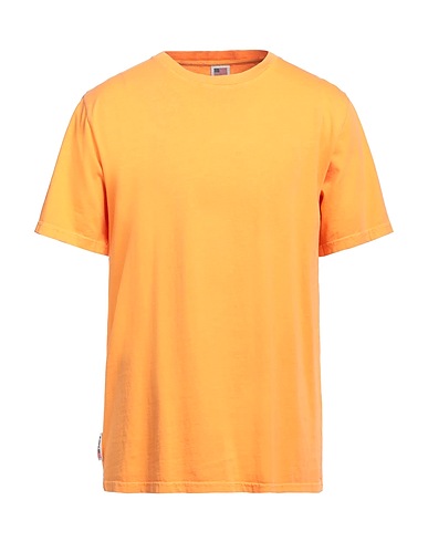 AUTRY Basic T-shirt Orange 100% Cotton