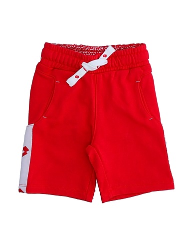 LOTTO Shorts & Bermuda Red 80% Cotton, 20% Polyester