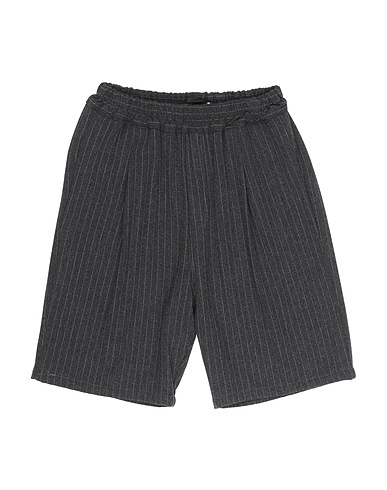 SKILL_OFFICINE Shorts & Bermuda Charcoal 60% Polyester, 40% Viscose