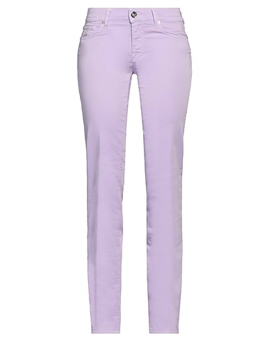 JACOB COHЁN Casual trouser Lilac 97% Cotton, 3% Elastane