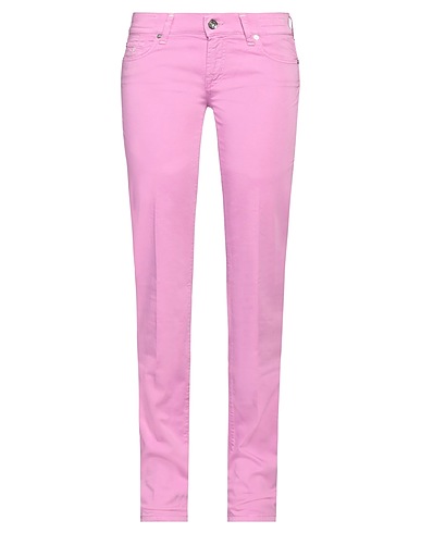 JACOB COHЁN Casual trouser Mauve 97% Cotton, 3% Elastane