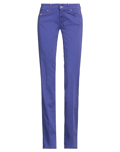 JACOB COHЁN Casual pants Purple 97% Cotton, 3% Elastane