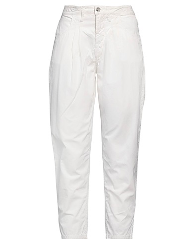 JACOB COHЁN Casual pants Ivory 100% Cotton