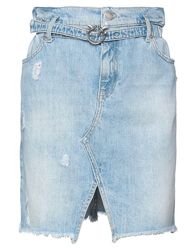 PINKO Denim skirt Blue 100% Cotton