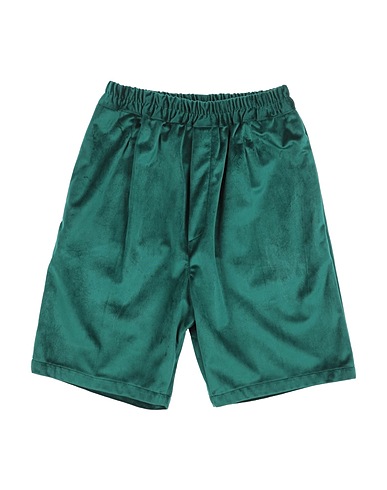 SKILL_OFFICINE Shorts & Bermuda Verde smeraldo 60% Viscosa, 40% Poliammide