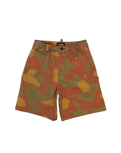 DSQUARED2 Shorts & Bermuda Khaki 97% Cotton, 3% Elastane