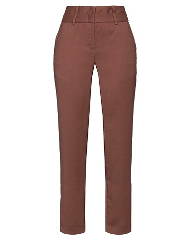 BALLANTYNE Casual trouser Dark brown 100% Polyester