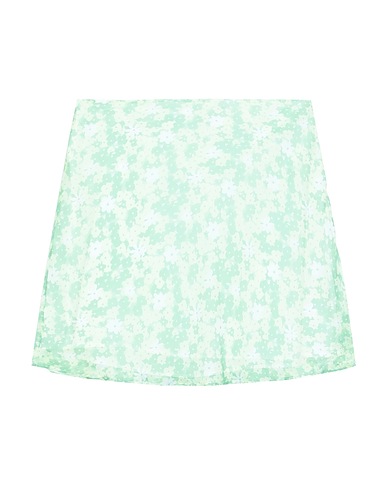 GLAMOROUS Mini skirt Light green 100% Polyester