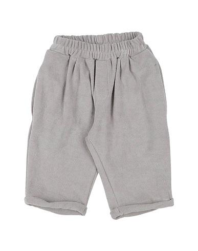 SKILL_OFFICINE Pantalon Gris clair 97% Coton, 3% Élasthanne