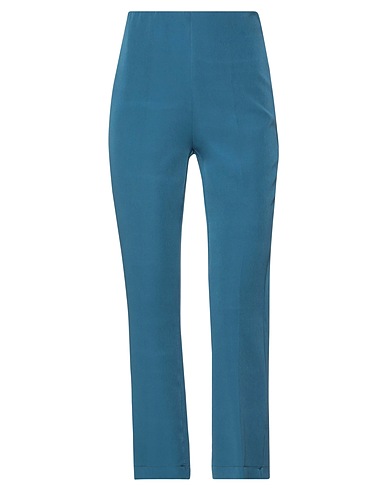 BOUTIQUE de la FEMME Casual trouser Deep teal 96% Polyester, 4% Elastane