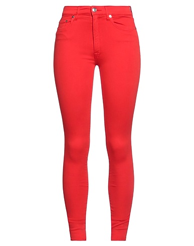 (+) PEOPLE Casual trouser Red 92% Cotton, 6% Polyester, 2% Lycra®