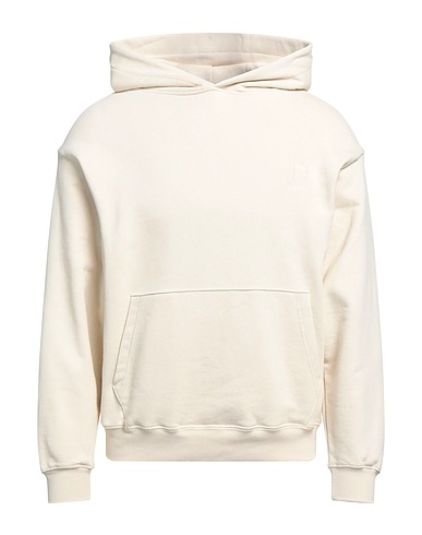HEAVEN DOOR Hooded track jacket  Beige 100% Cotton