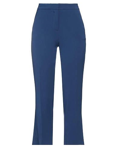 SEMICOUTURE Pantalone Blu navy 59% Triacetato, 41% Poliestere