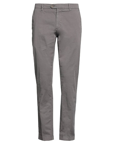 MYTHS Casual pants Grey 97% Cotton, 3% Elastane