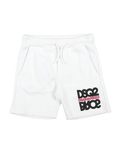 DSQUARED2 Pantalone felpa Bianco 100% Cotone, Elastan