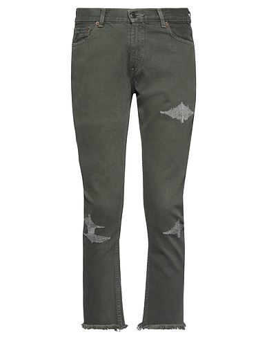 LEVI'S Denim trousers Military green 100% Cotton