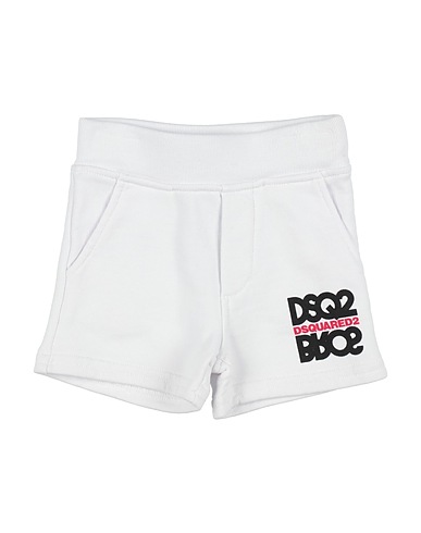 DSQUARED2 Shorts & Bermuda White 95% Cotton, 5% Elastane