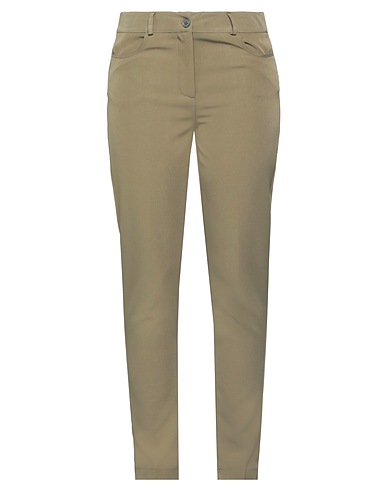 BOUTIQUE de la FEMME Casual trouser Military green 88% Polyester, 12% Elastane