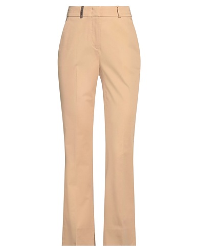 PESERICO Casual pants Sand 97% Cotton, 3% Elastane