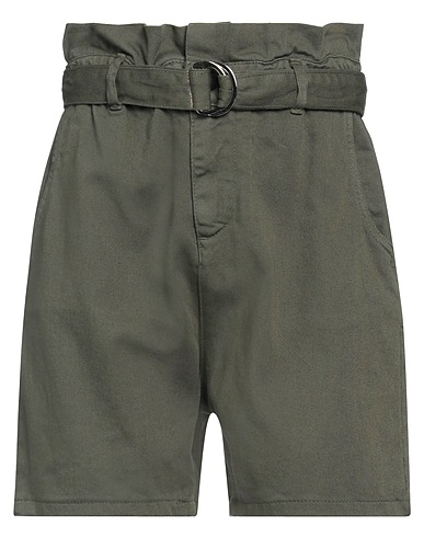KONTATTO Shorts & Bermuda Military green 100% Cotton