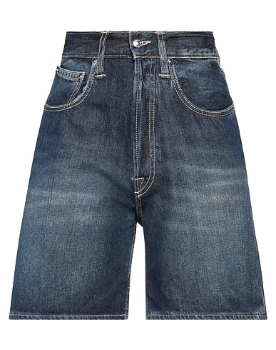 (+) PEOPLE Denim shorts Blue 100% Cotton