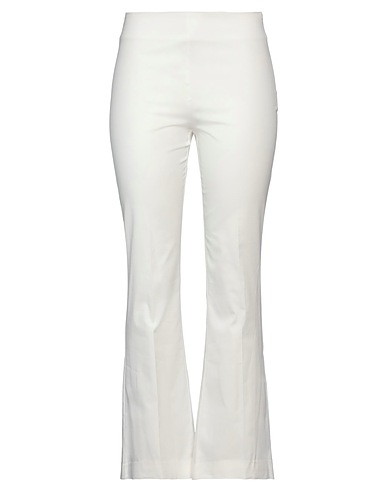 MAISON LAVINIATURRA Pantalone Bianco 97% Cotone, 3% Elastan