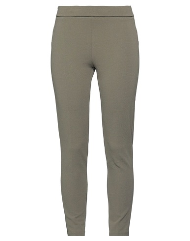 BOUTIQUE de la FEMME Casual trouser Military green 95% Polyester, 5% Elastane