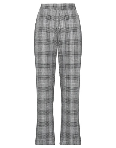 CRISTINA ROCCA Casual trouser Black 55% Viscose, 45% Linen