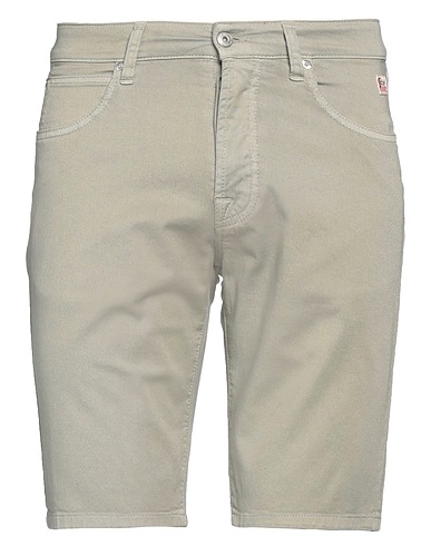ROŸ ROGER'S Shorts & Bermuda Sage green 98% Cotton, 2% Elastane