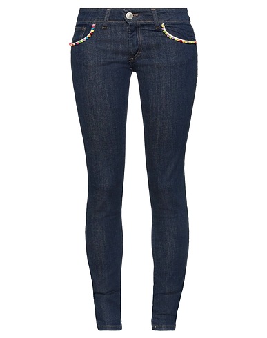 BOUTIQUE de la FEMME Denim trousers Blue 98% Cotton, 2% Elastane
