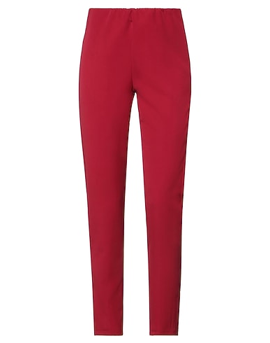 BOUTIQUE de la FEMME Casual trouser Burgundy 96% Polyester, 4% Elastane