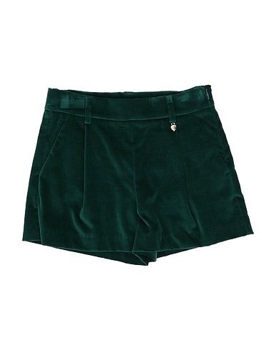 SIMONETTA Shorts & Bermuda Dark green 98% Cotton, 2% Elastane, Viscose