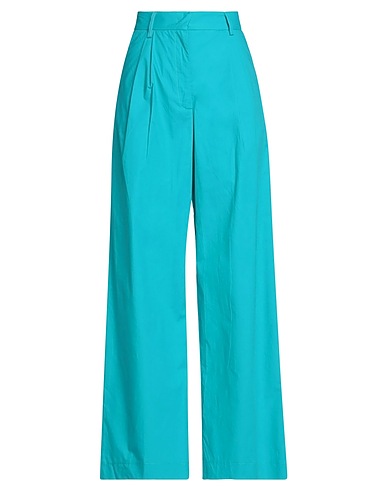 NUDE Casual pants Turquoise 100% Cotton